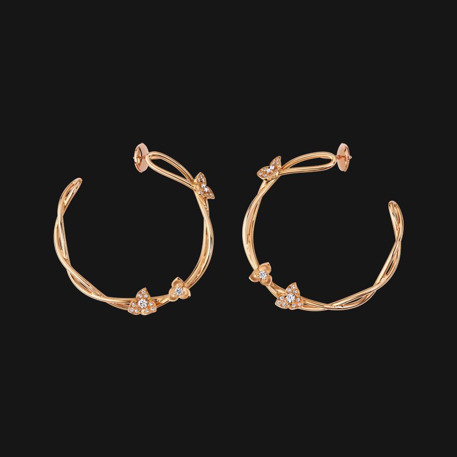 18k Intertwined Earrings - allanstokes-1